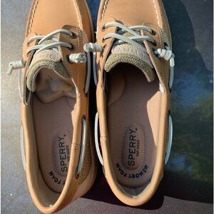 Sperry Tan Boat Shoes